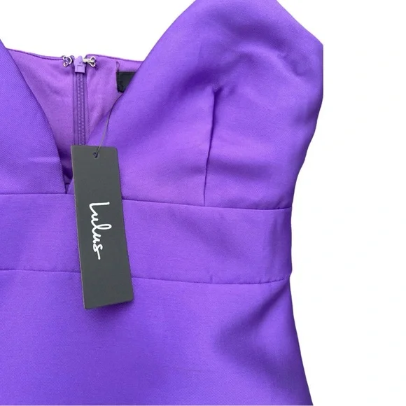 Lulu’s - Glamorous Life Purple Mini Dress NWT - Women’s Size S - Picture 9 of 12